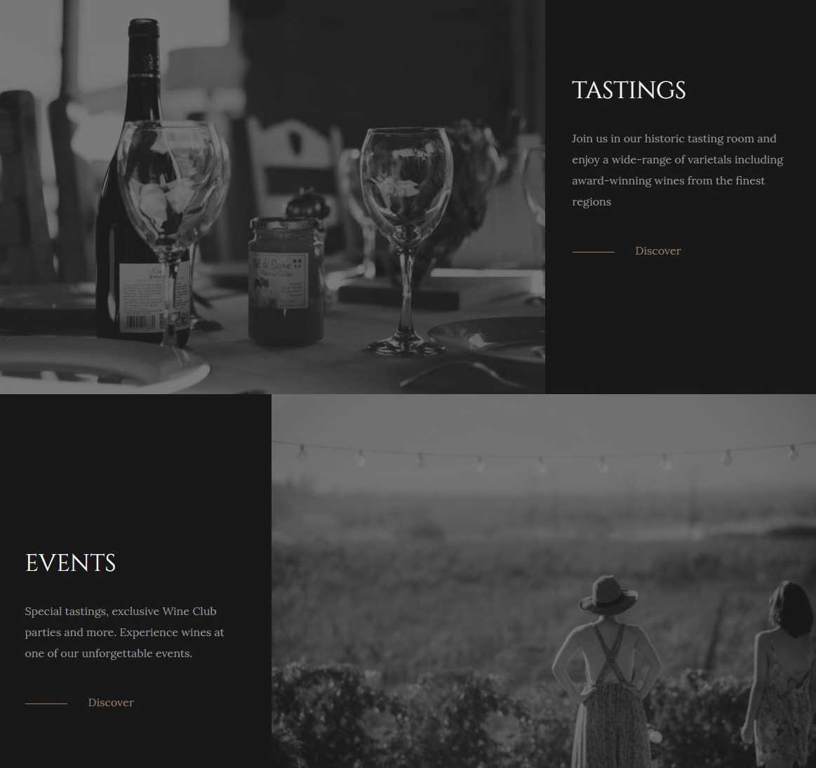 Luxwine boxes page template