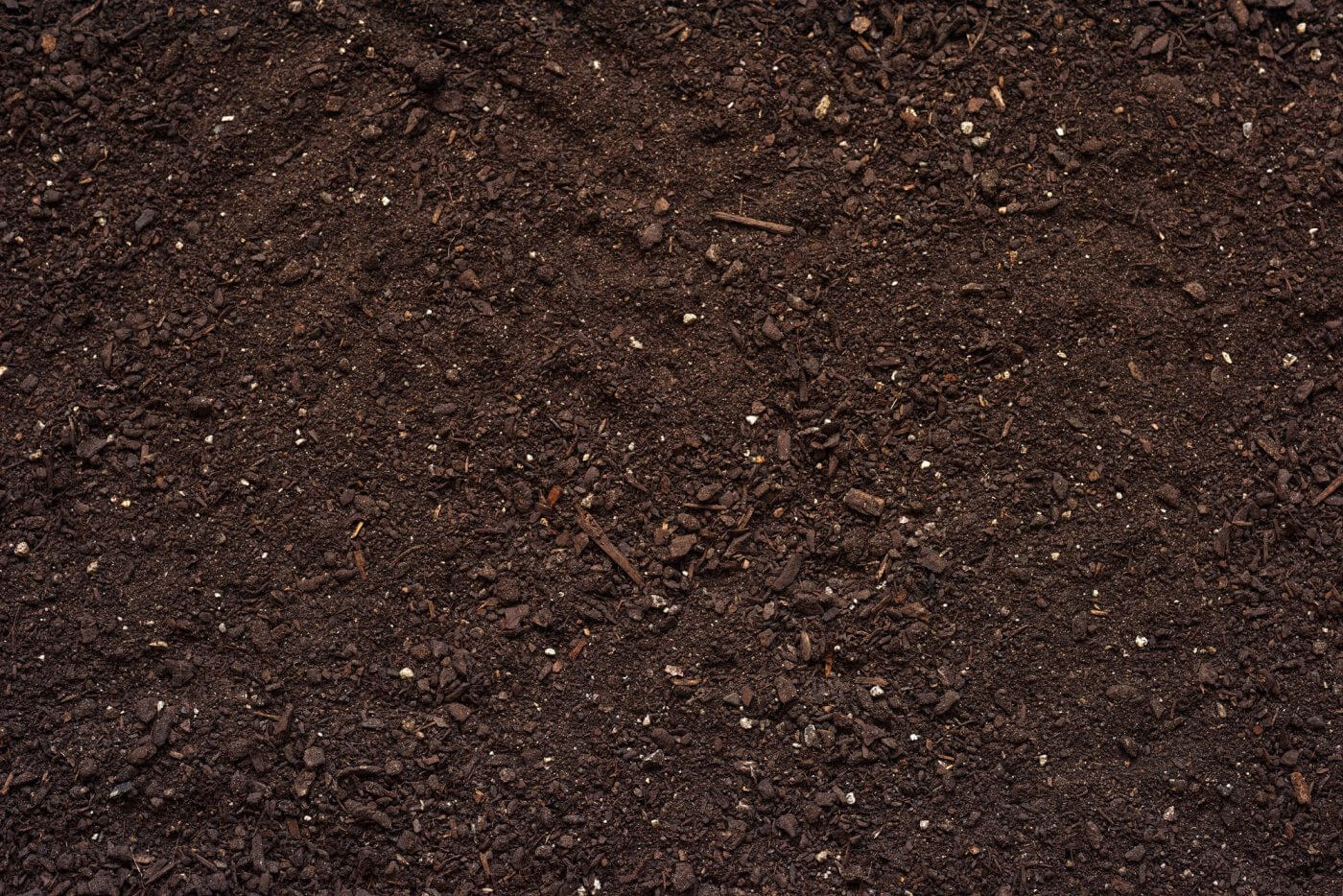 Agricultural soil texture top view